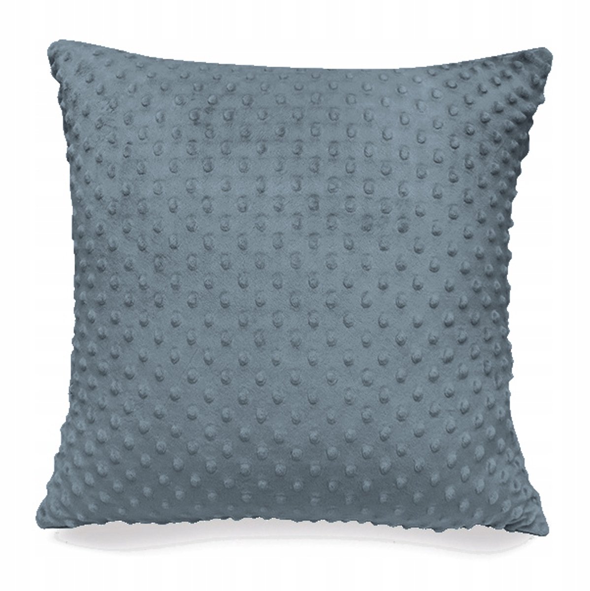 Grijze Minky Kussenhoes 40x40cm - Zacht Velours Decoratief