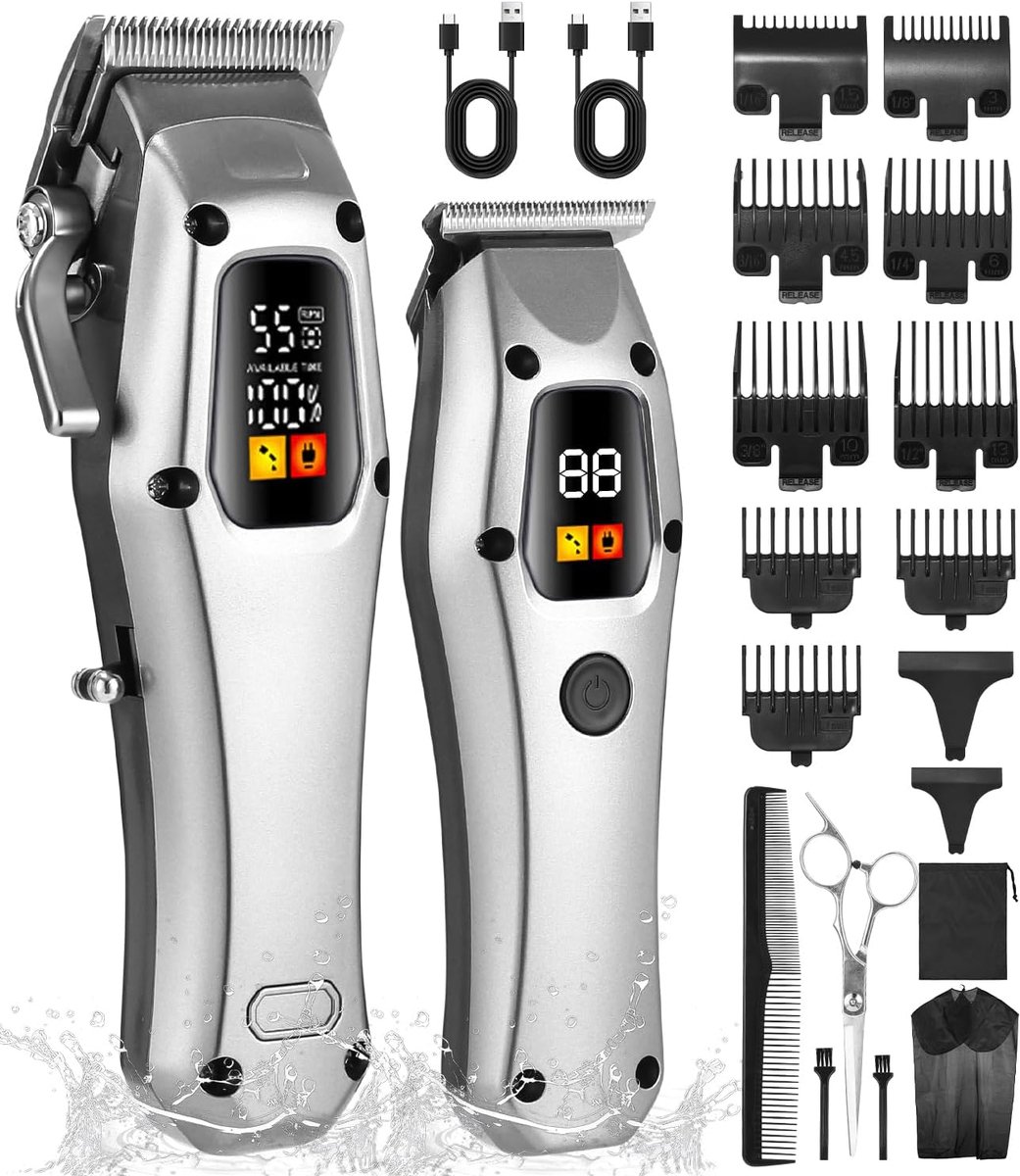 Haartrimmer set - T-blade trimmer - Waterdicht - Perfect voor baard en haar - ShopVlot