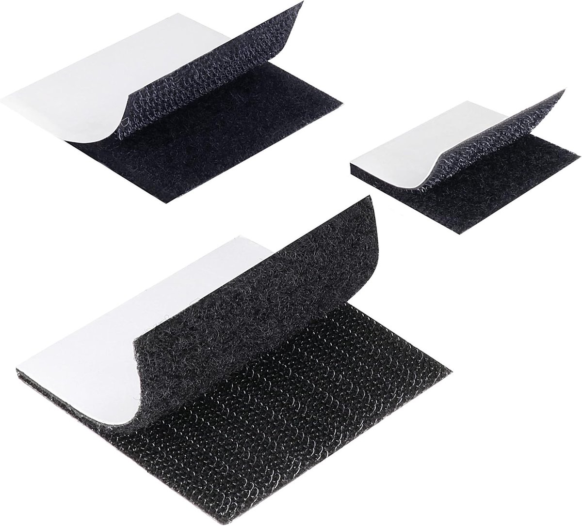 Velcro pads zelfklevend 25 mm - hoogwaardige nylon - duurzame bevestiging - universeel gebruik - ShopVlot