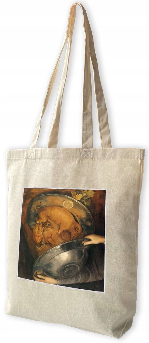Merkloze Shopper Tas met Kunstenaar Print - Ruim & Duurzaam