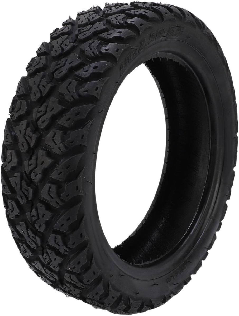 Tubeless banden voor elektrische scooter 10 x 2,50 - slijtvast rubber - universele pasvorm - eenvoudig te installeren - ShopVlot