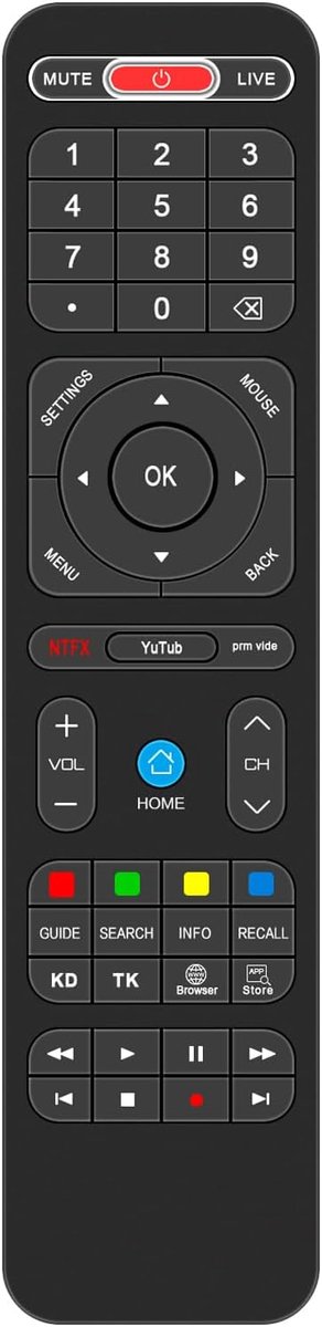 ALLIMITY Remote control compatible with Orange TV Box OTV7000 OTV9000 OTV 7000 OTV 9000 - ShopVlot