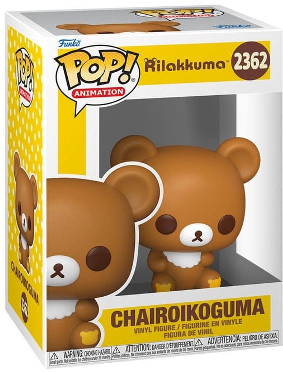 FUNKO POP ANIMATION: RILAKKUMA- CHAIROIKOGUMA