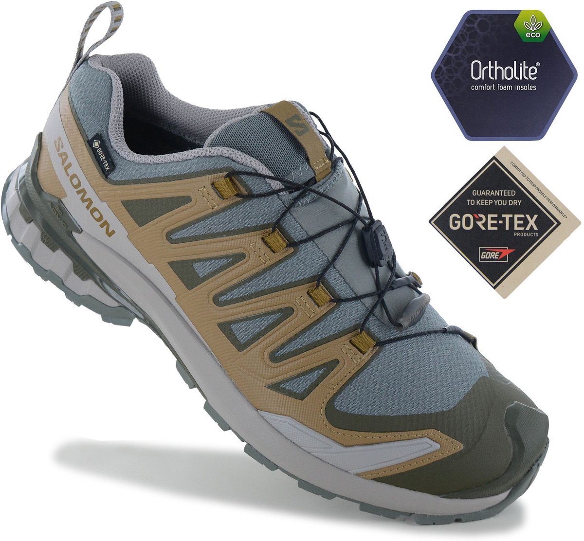 Salomon XA PRO 3D V9 GTX - GORE-TEX - Heren Wandelschoenen Trail-Running Schoenen 492296 , Maat: EU 44 UK 9.5