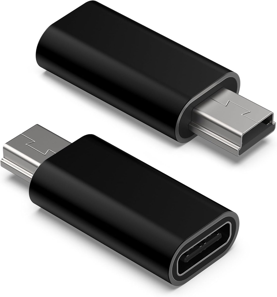 USB C naar Mini USB adapter - type C bus naar mini USB stekker - hoge overdrachtssnelheid - ideaal voor camera's en GPS - ShopVlot