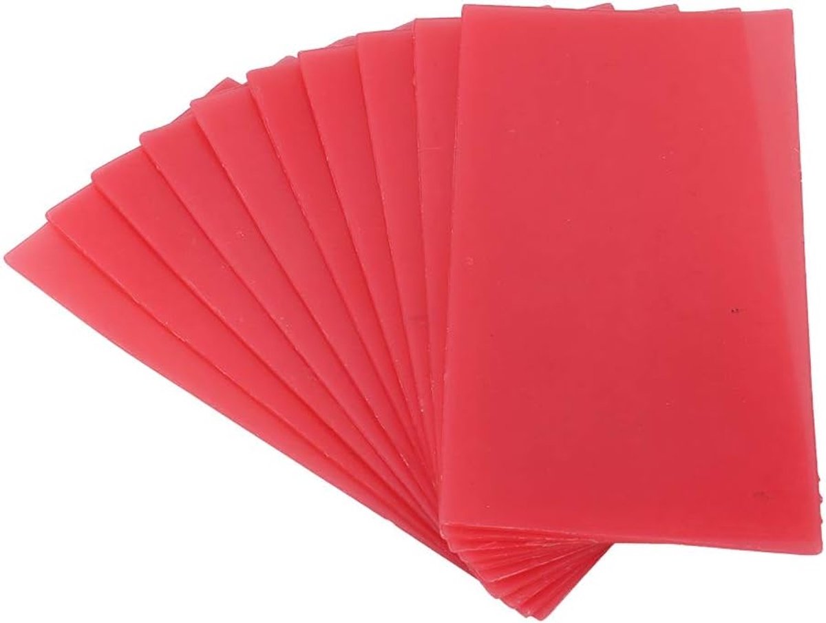 Dental Base Plate Wax, Gum Base Plate Casting Dental Wax Sheets Red Dental Care Wax Auxiliary Material For Dentures - ShopVlot