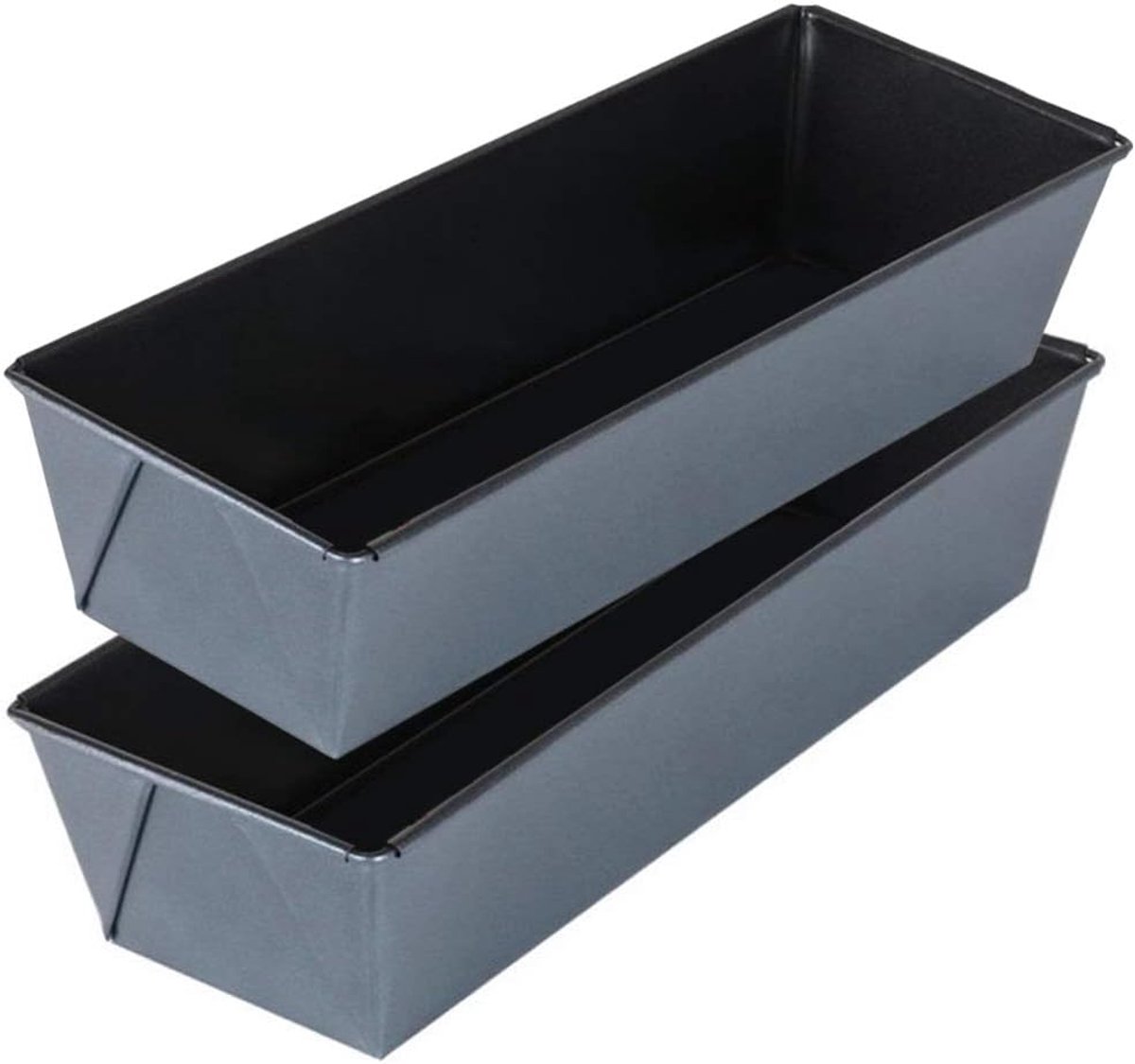 Plumcake Baking Mold - Rectangular Bread Pan - Baking Mold - Carbon Steel with Non-Stick Coating - 30 cm - Set of 2 - ShopVlot