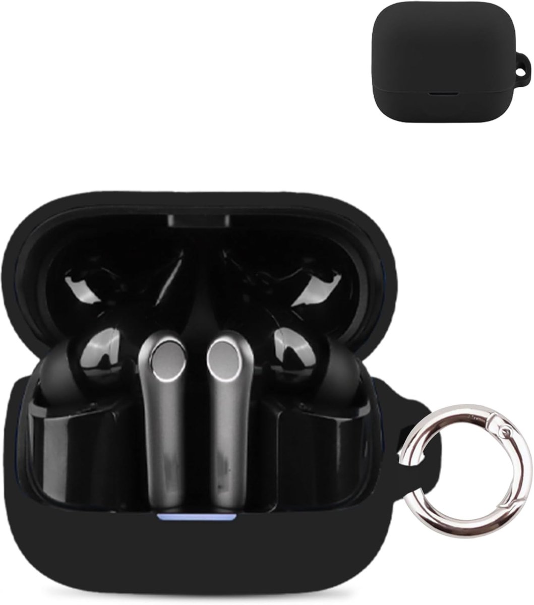 Case for EarFun Air Pro 4+ Wireless Headphones, daunke Soft Silicone Protective Case, Skin-friendly Case with Round - ShopVlot