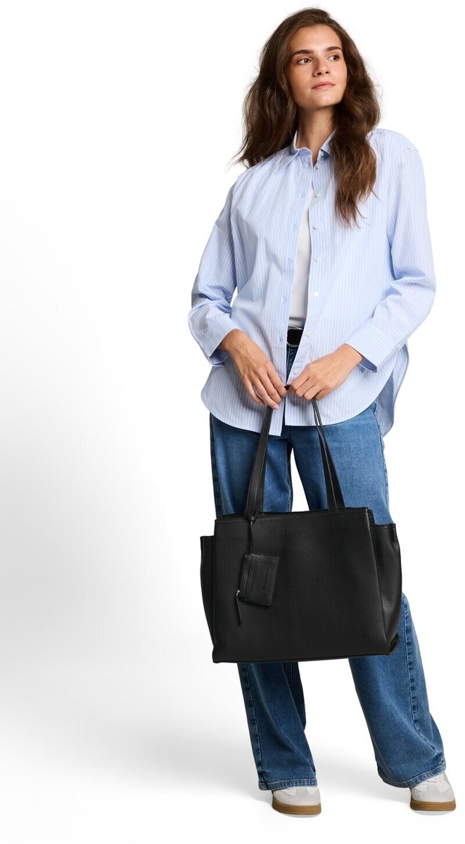 Tom Tailor - TTMAYAN L Shopper met bijzakje - Maat ONESIZE - schwarz / black