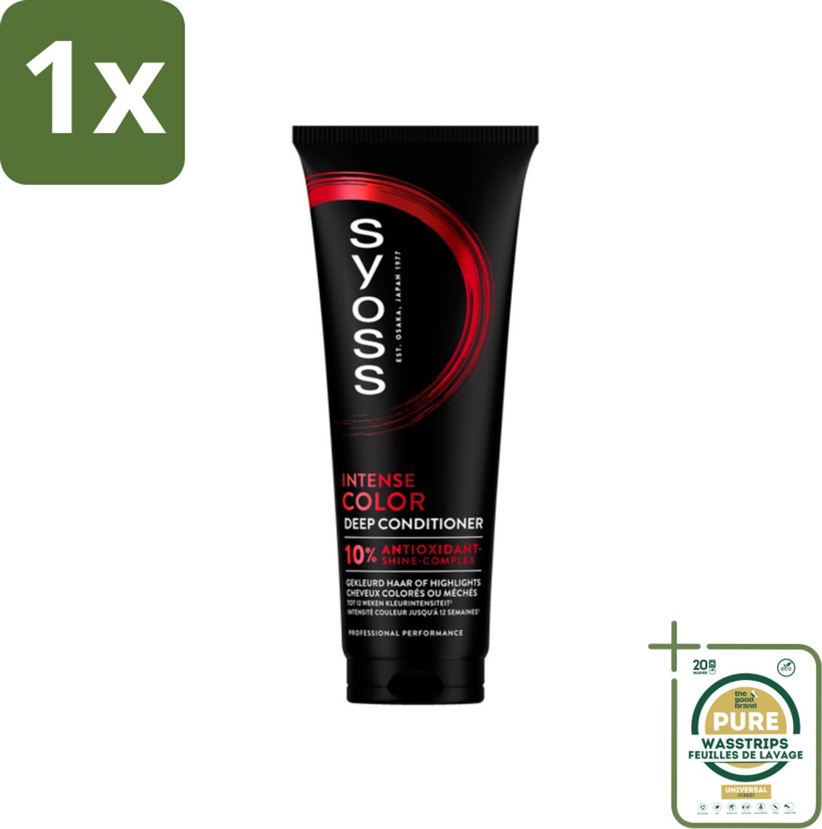 1 x Syoss - Color - Conditioner - Kleurbehoud tot 12 Weken - 250 ml- Kleurbehoud - Gekleurd Haar - Haarkleur - Haartype - Salonkwaliteit