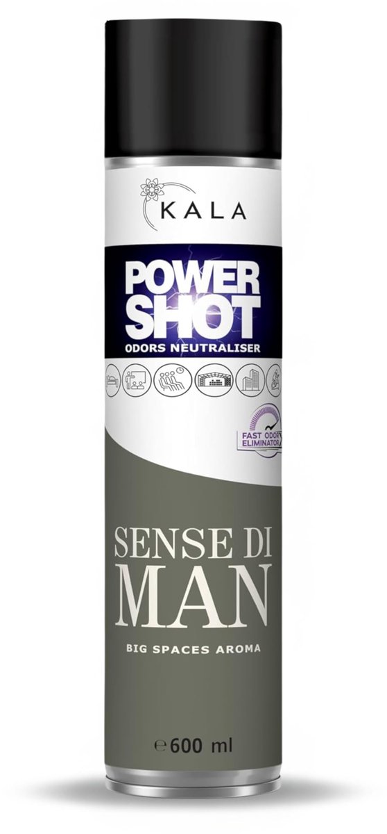 Geurverwijderaar POWER SHOT 600 ml - diepgaande geurneutralisator - voor alle kamers - effectieve luchtverfrisser - ShopVlot