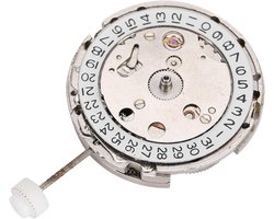 Automatische uurwerkbeweging Nh35 - 9×8×3 mm - witte horlogedelen - vervangend onderdeel voor uw horloge - ShopVlot