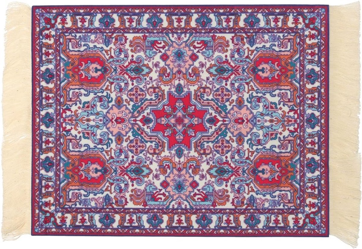11 in x 18cm Bohemia Style Persian Carpet Mouse Pad Multiple Pattern Mouse Pad For Desktop PC Laptop -#2 - ShopVlot