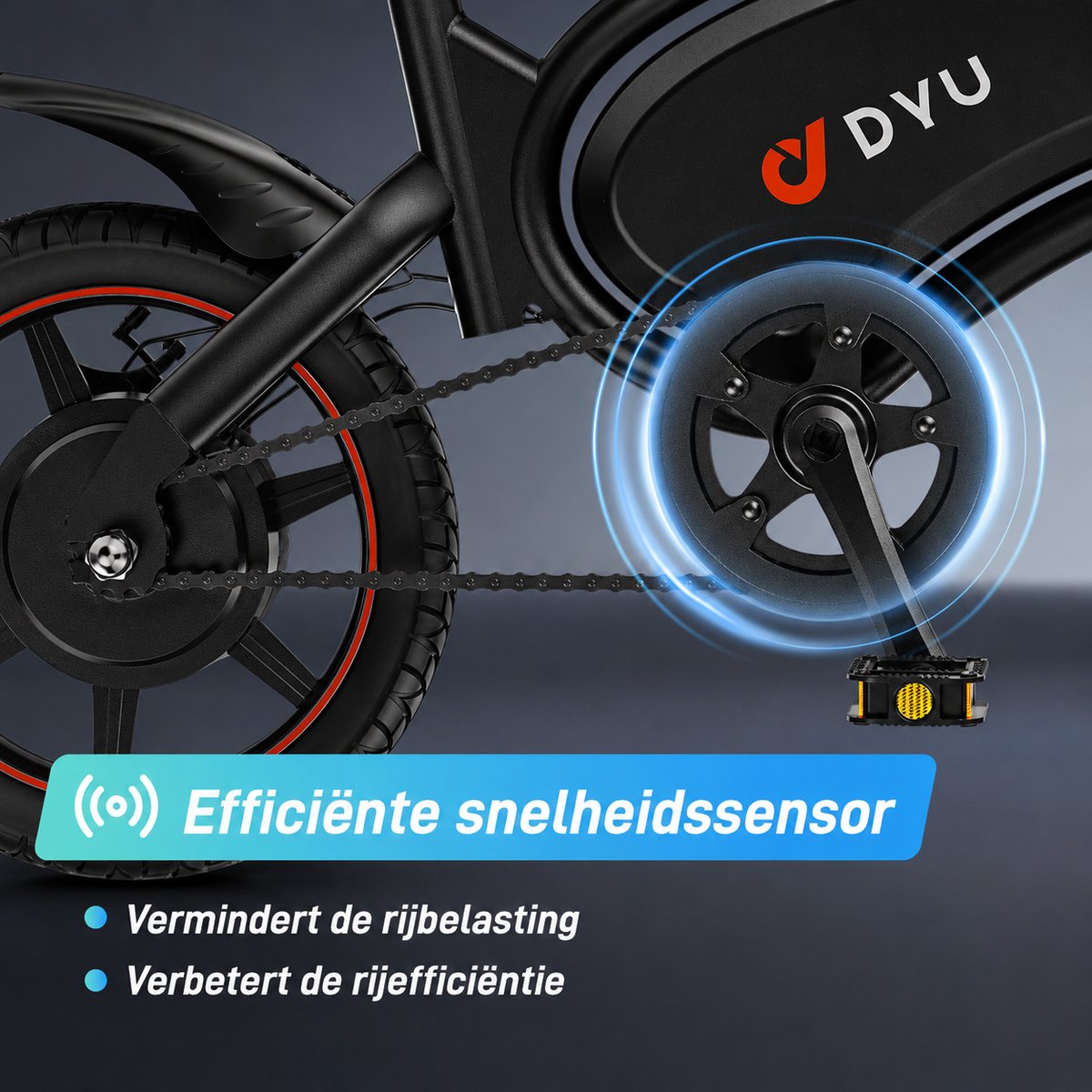 DYU D3F Elektrische Vouwfiets - 35 thumbnail 5