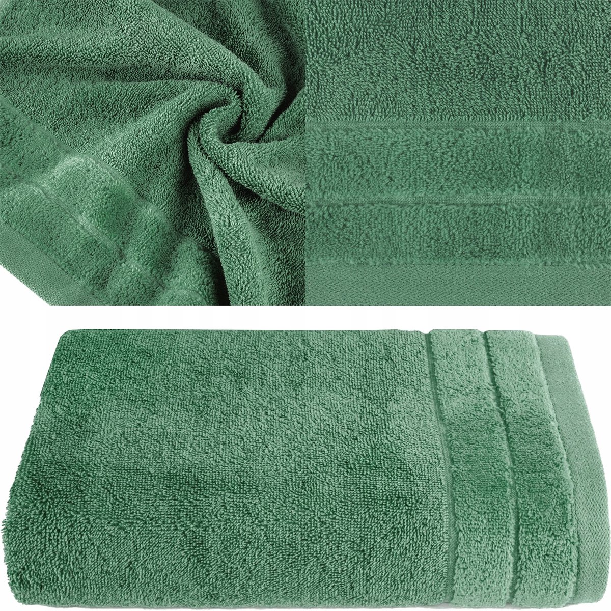 Groene Katoenen Handdoek 30x50 cm - Zacht en Absorberend