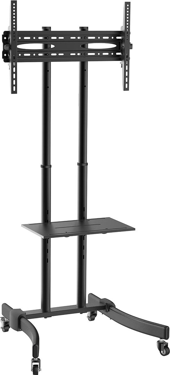 TV stand stand - mobile height adjustable and tiltable - 171 cm high - ShopVlot