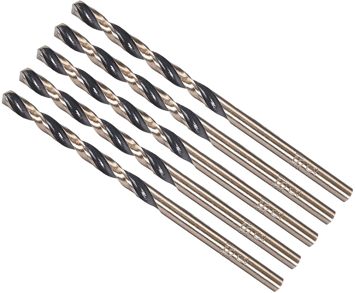Rotary Drill 3mm Cutting Edge Titanium and Nitride Coated High Quality Steel 4341 Round Shank - ShopVlot