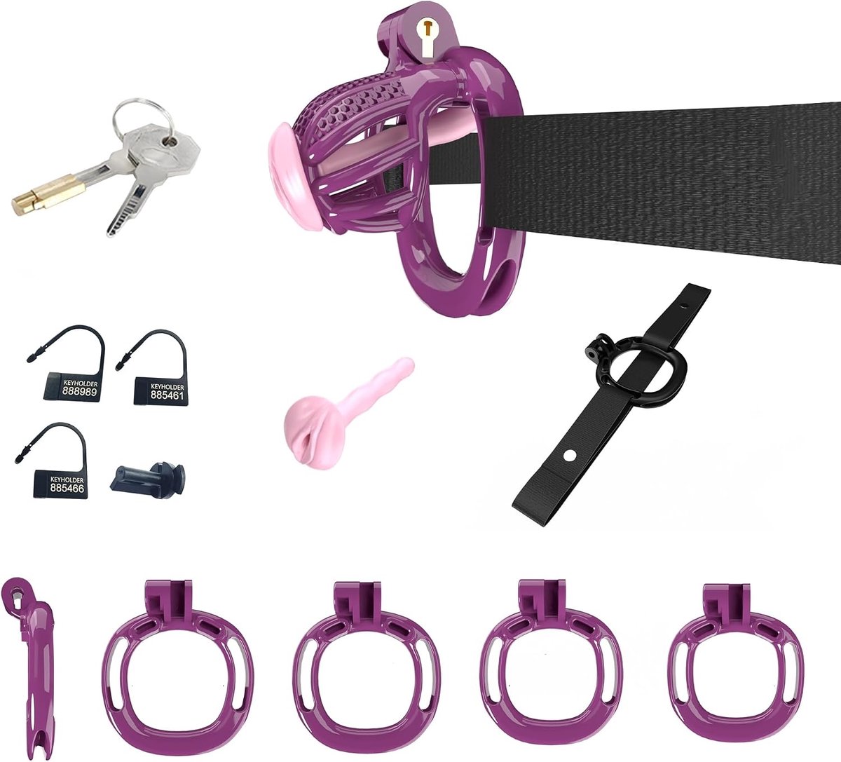 A75-74 Men's Training Cage Set of 4 Rings - ShopVlot