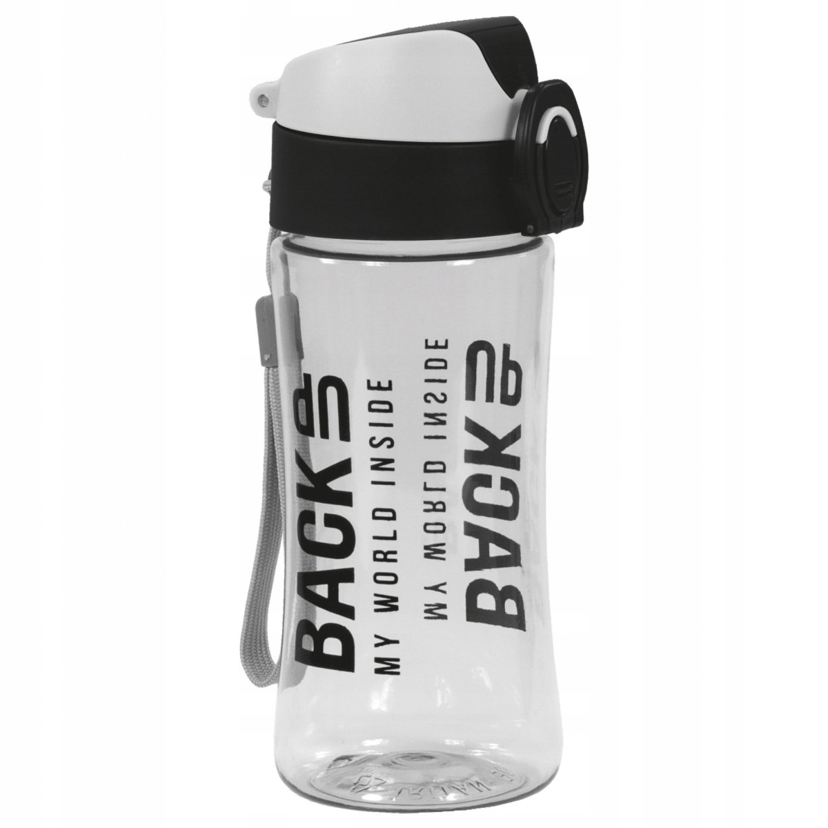 BackUP Bidon Grijs 400ml - School & Dagelijks Gebruik