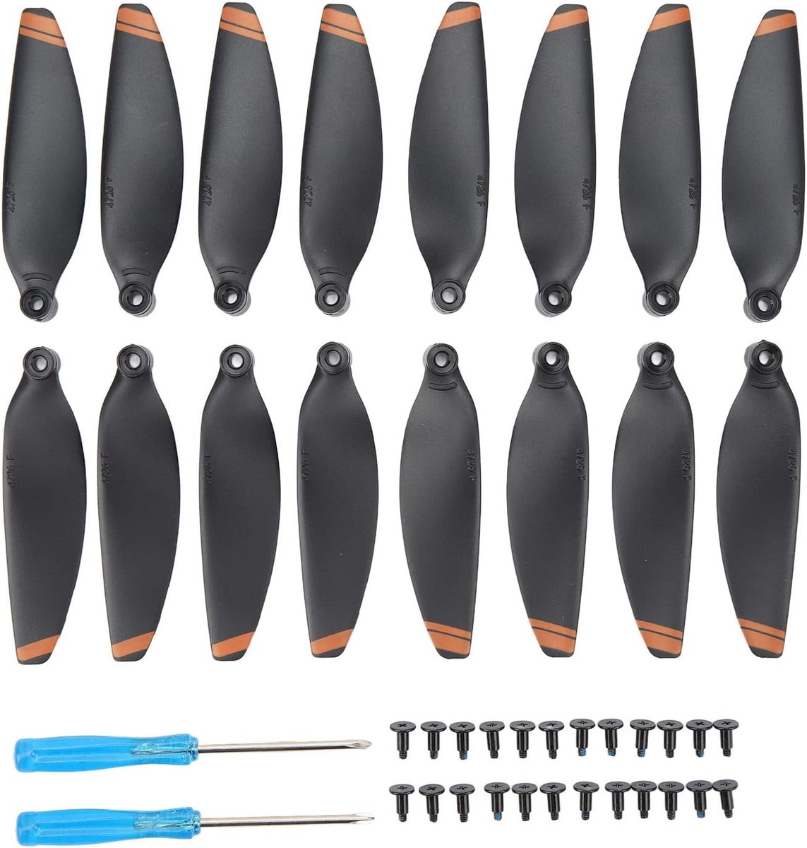 Mini Propellers, 4 Pairs of Drone Propellers, Replacement Propellers, Low Noise and Quick Release Blades, Props - ShopVlot