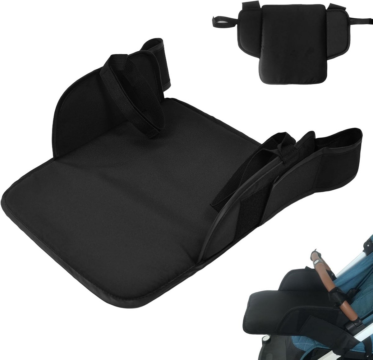 Baby Stroller Foot Rest Leg Rest Extension 35 x 30 cm Universal Footrest Seat Extension Footstool Extension for - ShopVlot