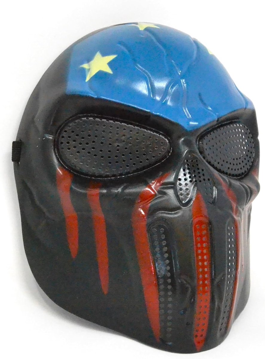 z1 Adult American Purge Mask Predator Alien Mask Costume for Adults Halloween Party - ShopVlot