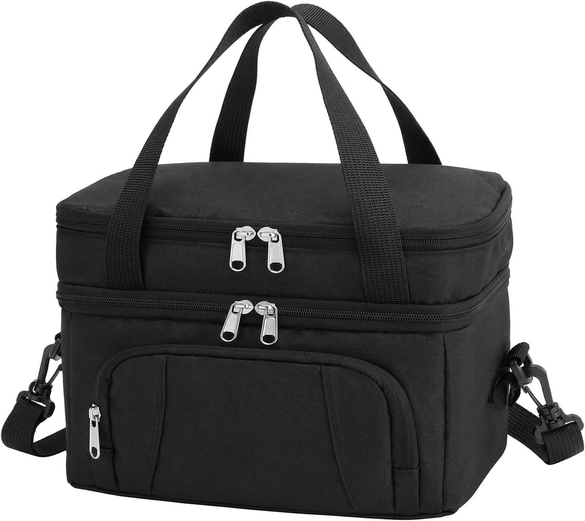 Koeltas, klein, opvouwbaar, 10 l, dubbellaagse lunchtas voor werk - ShopVlot