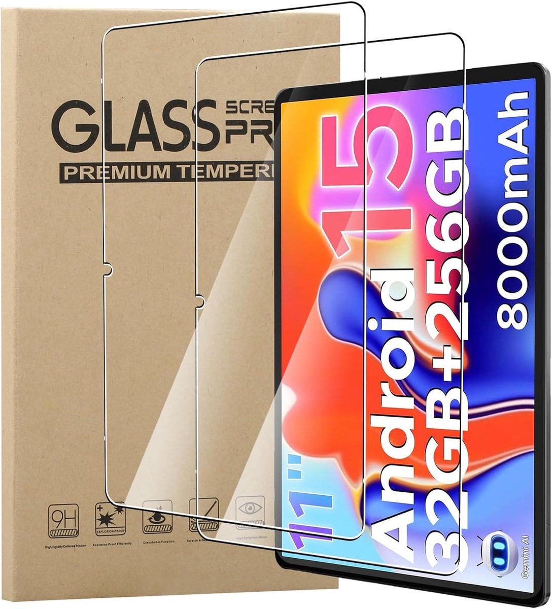 MEMELOKA Protective Film for DOOGEE Tab A9 Plus/Tab A9 Pro Plus/Tab E3/Tab G6/Tab G6 Plus 11 inch, Pack of 2 [High - ShopVlot