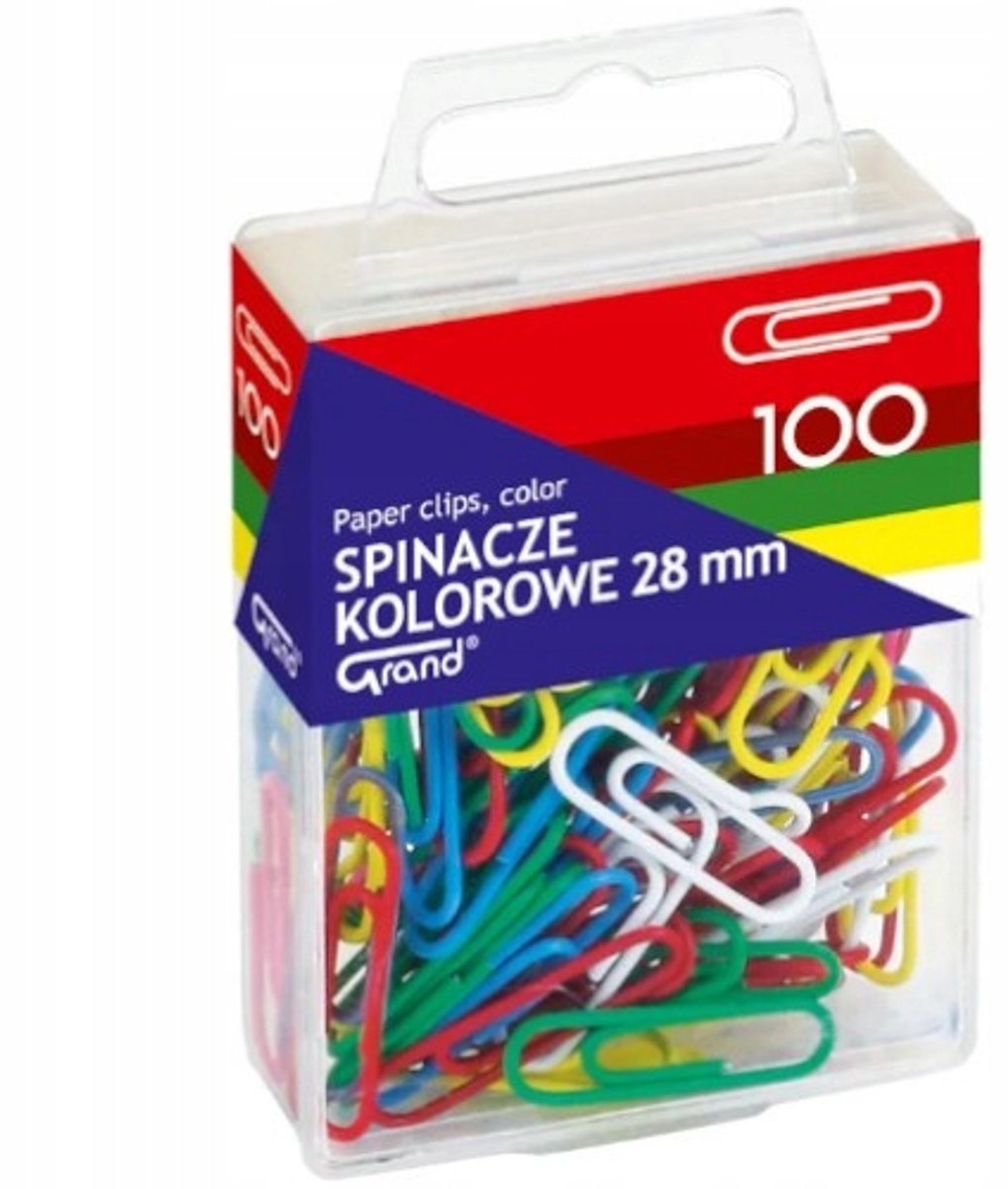 Kleurrijke Paperclips R-28 T4 - 100 stuks
