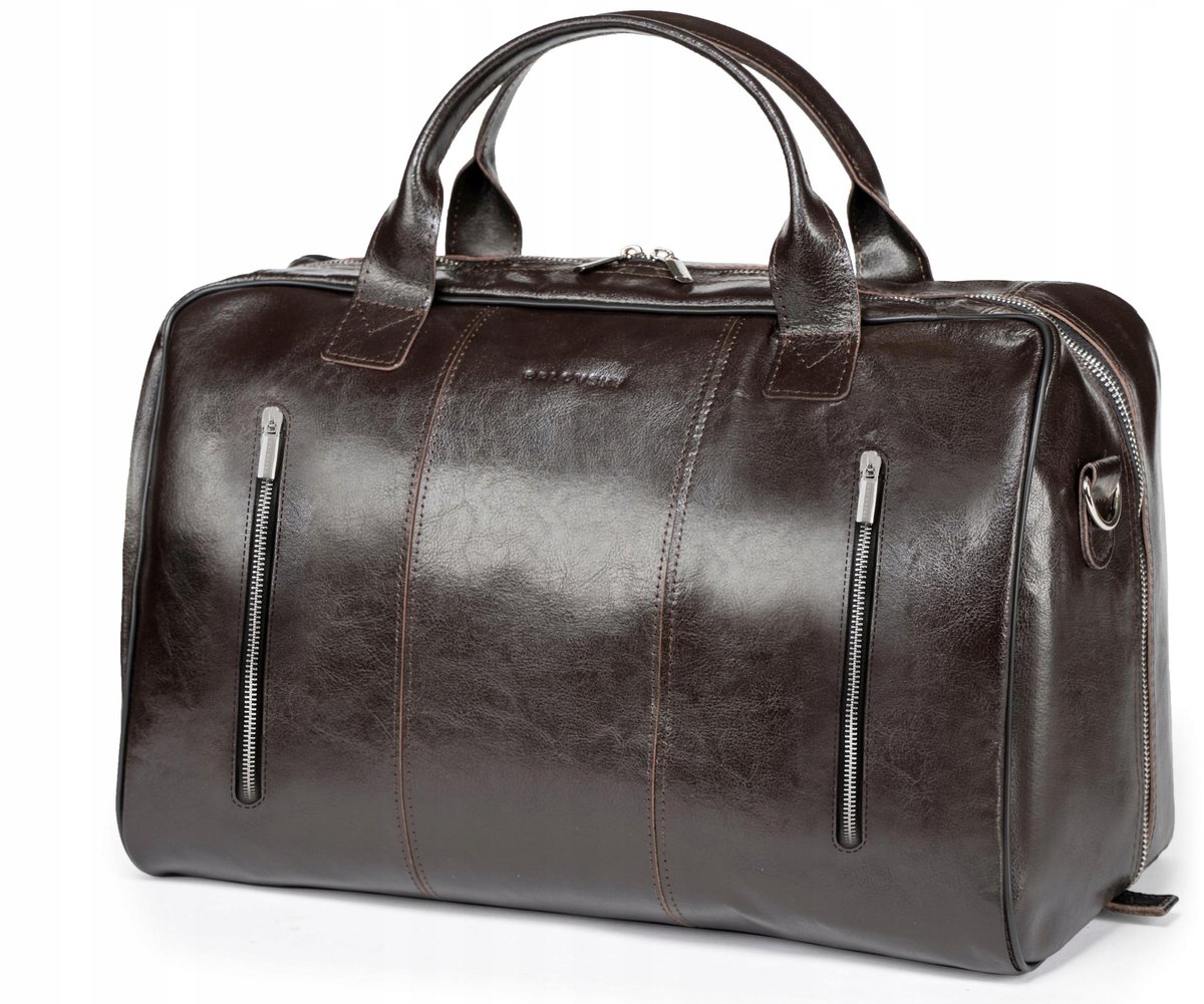 Orlovsky L03 Leren Weekendtas Heren - Ruim & Stijlvol Bruin