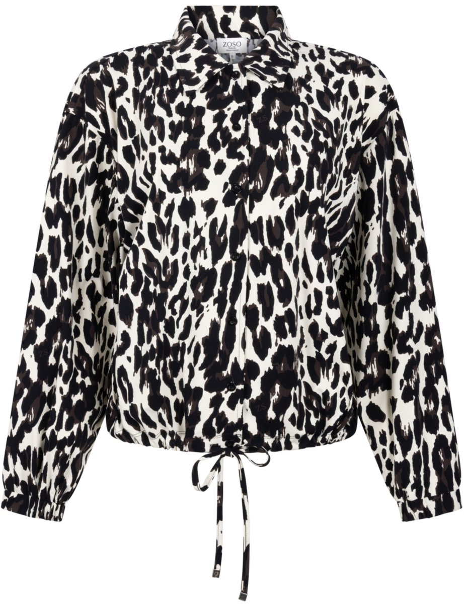 Zoso Blouse Daphne 264 Black-espresso Dames Maat - L