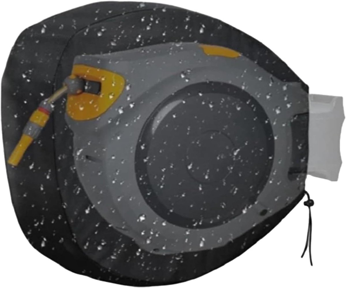 Hozelock 2403 0000 Outdoor Garden Hose Cover, Automatic Roll, Waterproof Oxford Fabric Sun Protection Cover for Most - ShopVlot