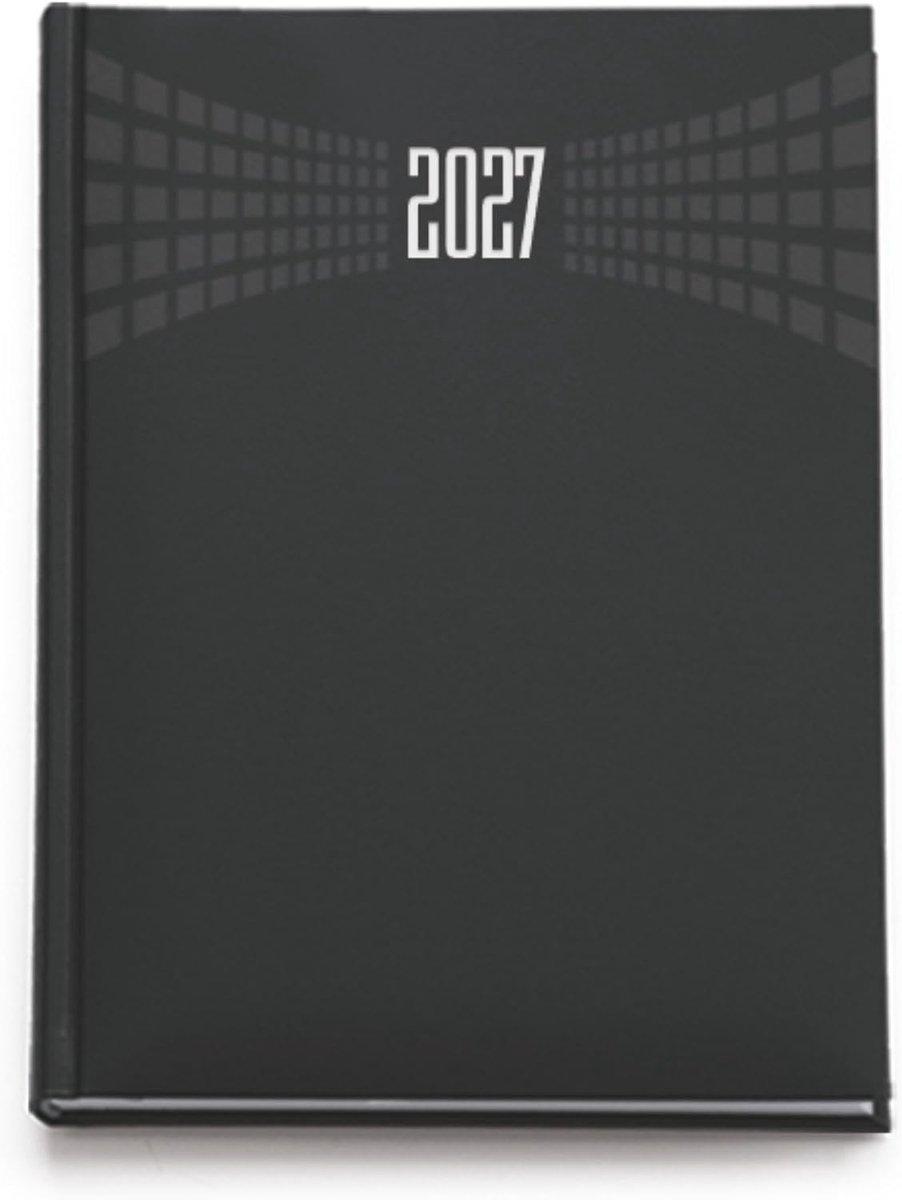 Daily planner 2021 A4 (21x30) black - Maxi Saturday and Sunday separately - ShopVlot