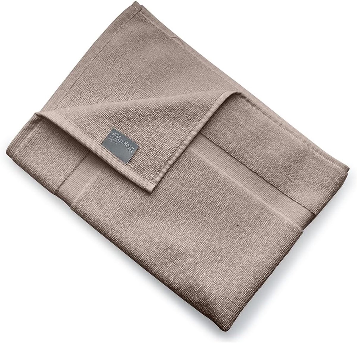 Badstof Badmat 100% Katoen 50x70cm - taupe - ShopVlot