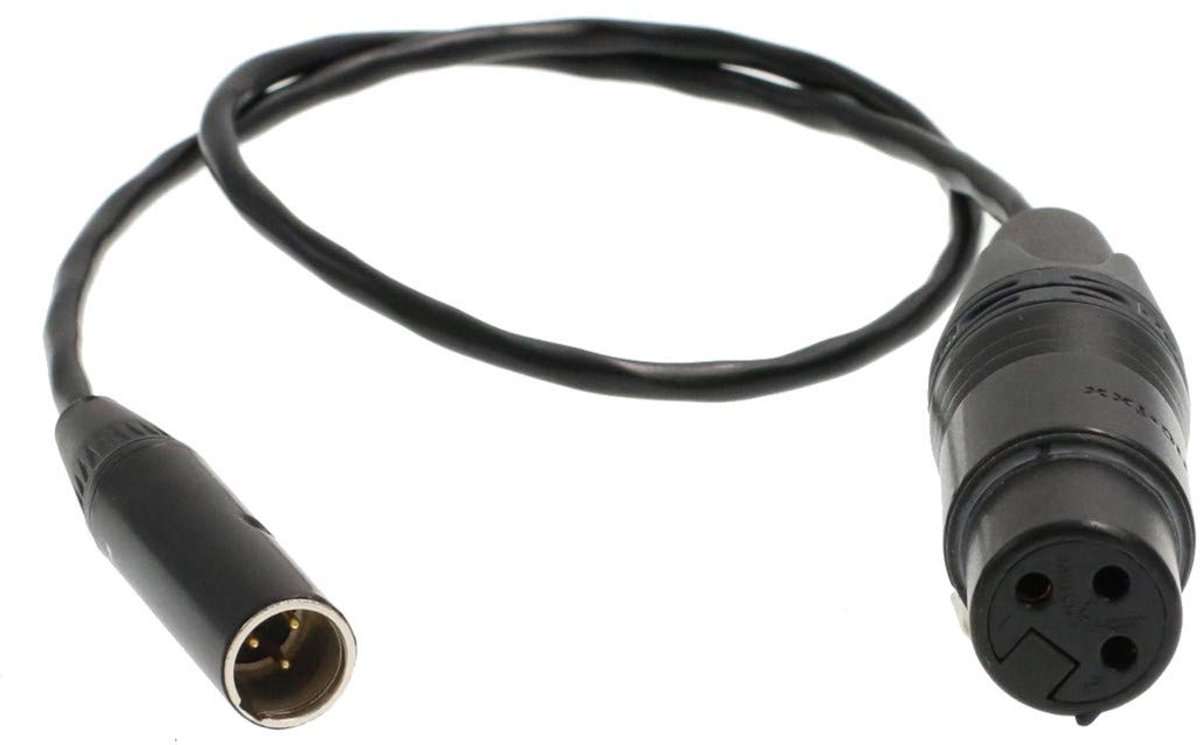 BMPCC Camera Audio Cable TA3M to XLR 3 Pin Microphone for Blackmagic Design Pocket Cinema Camera 4K 6K Video Assist - ShopVlot