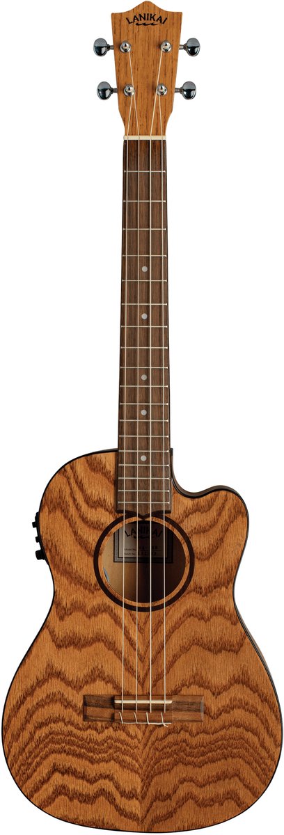 LANIKAI LKUOA-CEB Baritonukelele, Oak, OA-CEB, Voorversterker, Tas
