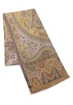 AVANT-GARDE PARIS Kashmiri Jamawar Sjaal - Multi 77 inch x 29.5 inch - Polyester-Wol met traditionele ontwerpen