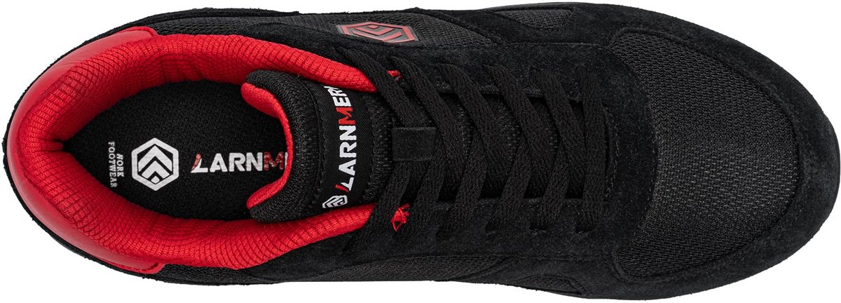 Veiligheidsschoenen Heren Werksschoenen Licht Stalen Neus Schoenen S1 Antistatisch Ademend Sportief - ShopVlot