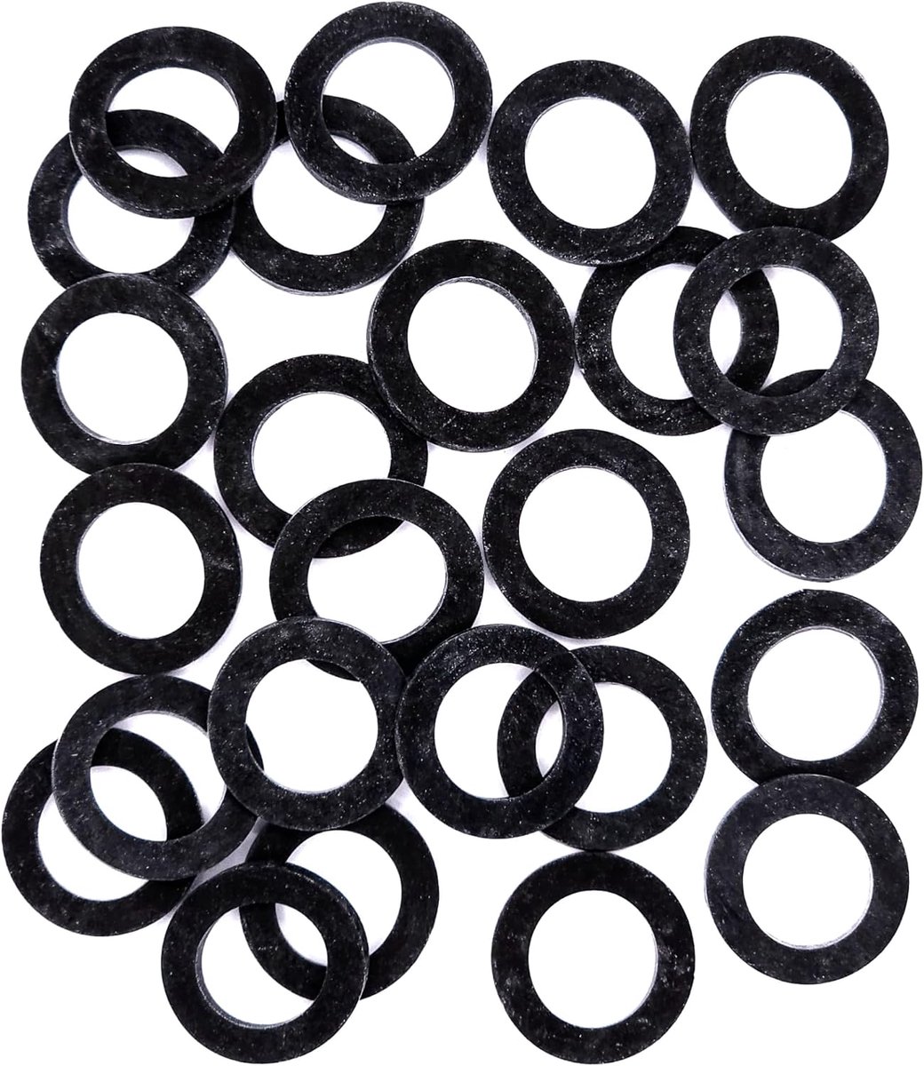 Rubber Plakringen 1/2 Inch - 100% EPDM - -40°C tot 110°C - Geschikt voor sanitair en ventilatie - ShopVlot