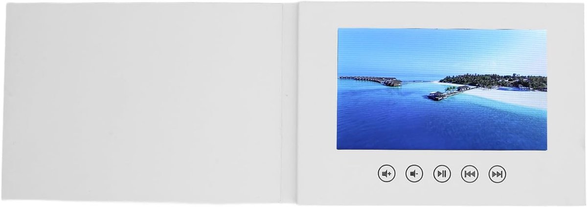 Video Greeting Card 7 inch - 720p HD LCD Scherm - 128m Geheugen - Persoonlijk Video Album - ShopVlot