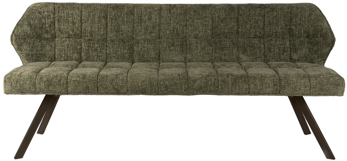 Giga Living Eetkamerbank Raster - Groen - 180x60x80cm