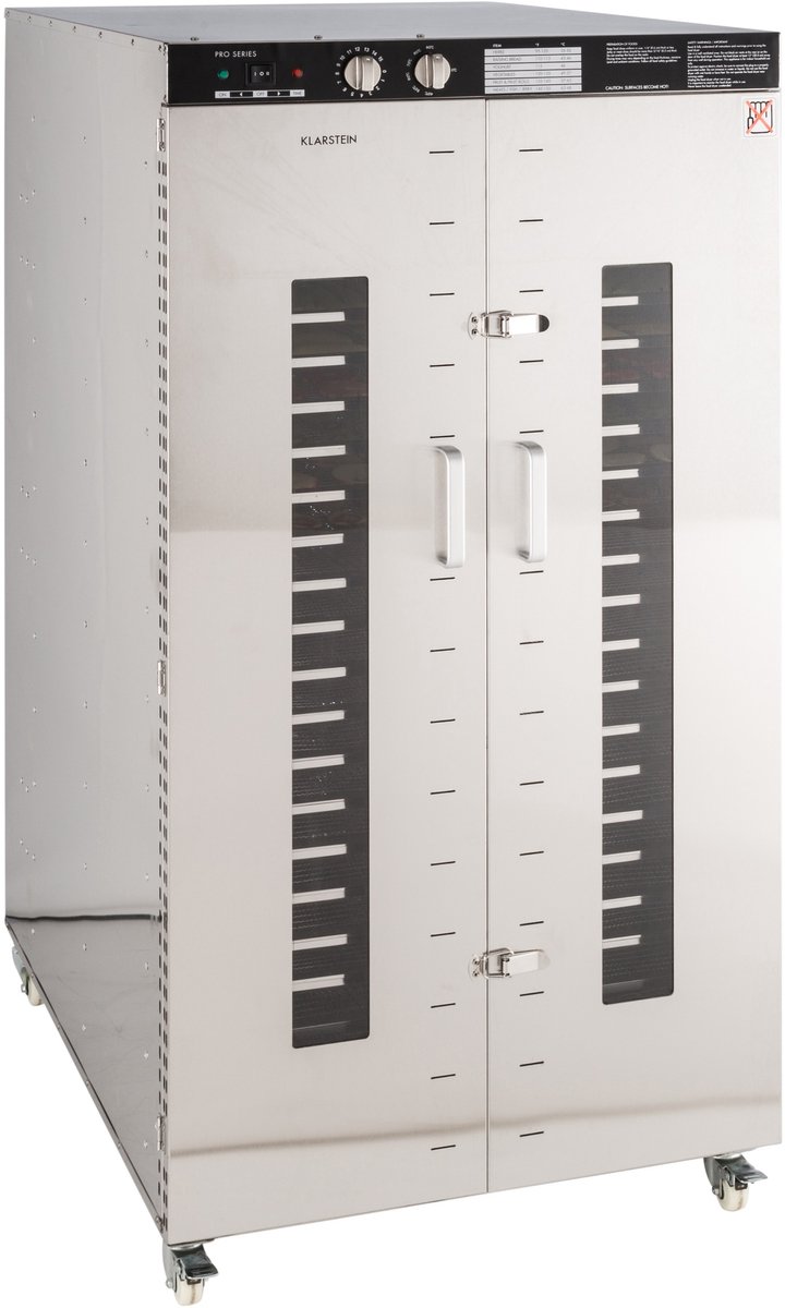 Bol.com Klarstein Voedseldroger Master Jerky Dehydrator stufenlos regelbare temperatuur von 40 90 °C, 15h Timer, DigiSet Control... aanbieding