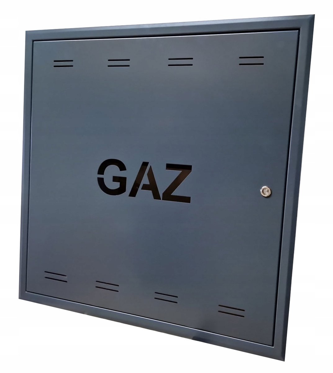 Merkloze Antraciet Gasschuif 60x60x5 cm met Sleutel