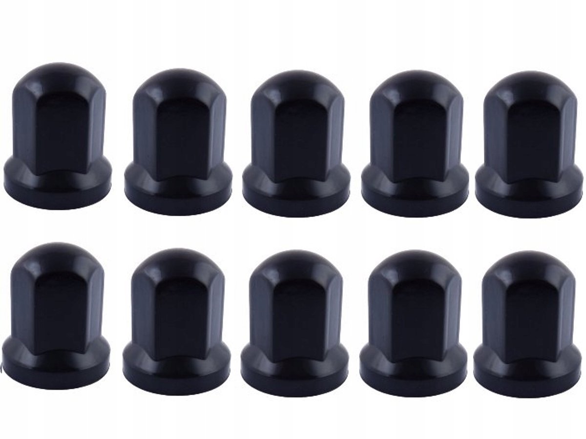 Zwart ABS Wielopunt 33mm 10 stuks