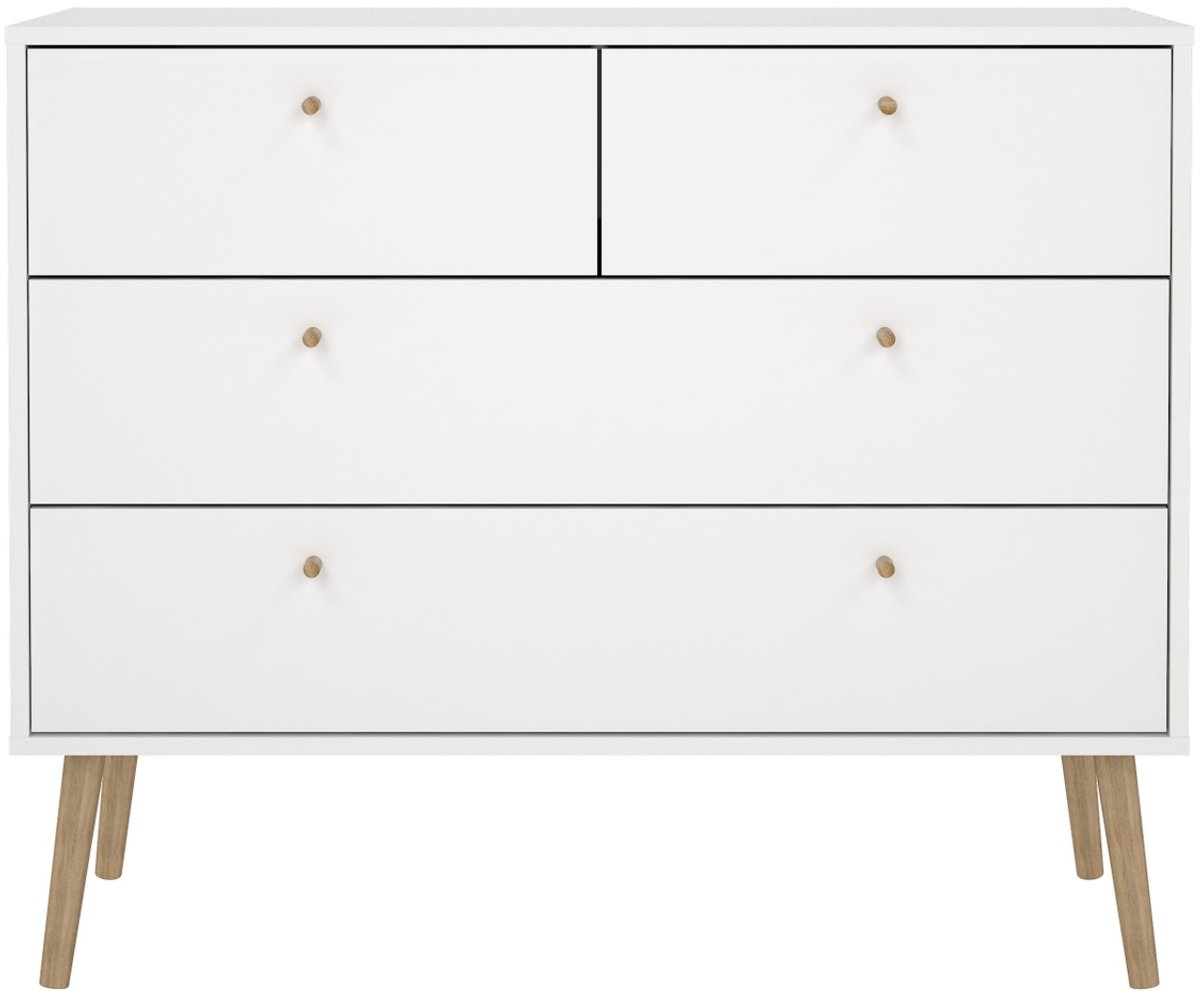 Giga Living Ladekast Bodo - Wit - 99x39x82cm