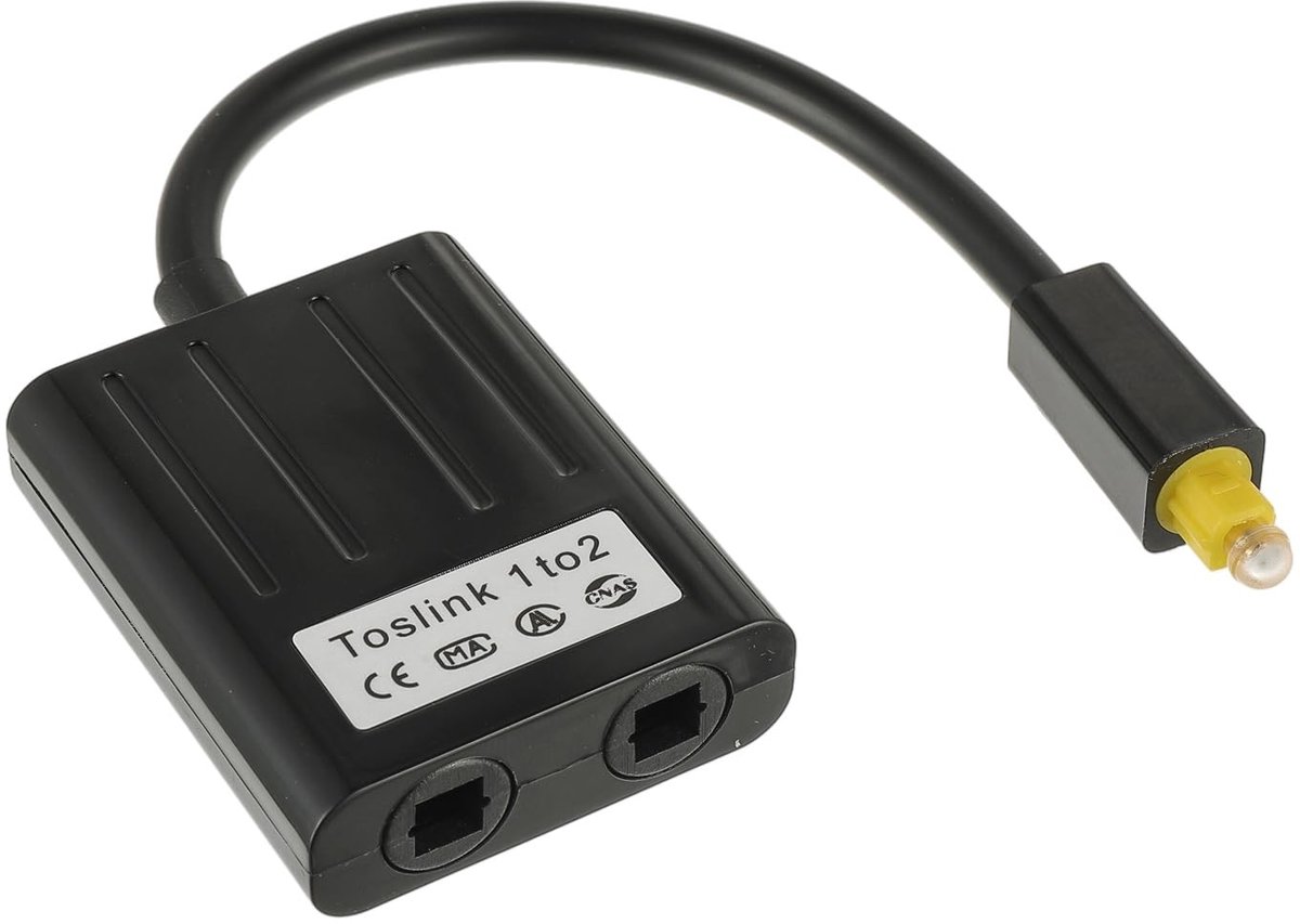 Solidchoice - Toslink Splitter voor Optische Audioverbinding