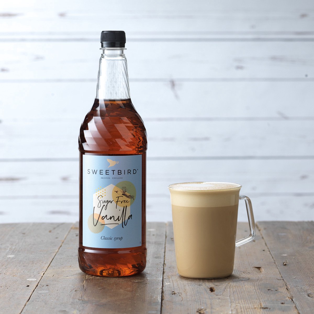 Koffiesiroop Sweetbird Sugar-Free Vanilla, 1 l