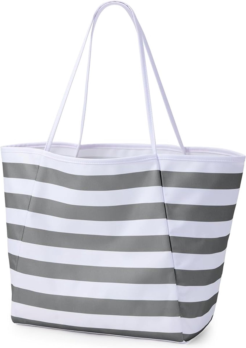 Strand Tote Bag Vrouwen Grote Waterdichte Zandproof Schouder Handtas Packable Boodschappentas Hobo Portemonnee voor Picknick Vakantie