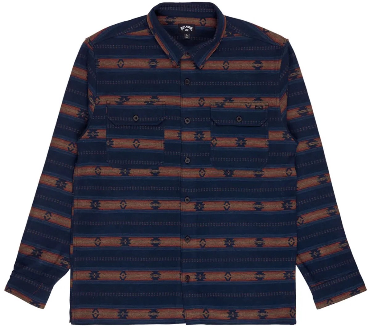 Billabong Offshore Overhemd Met Lange Mouwen Blauw L Man