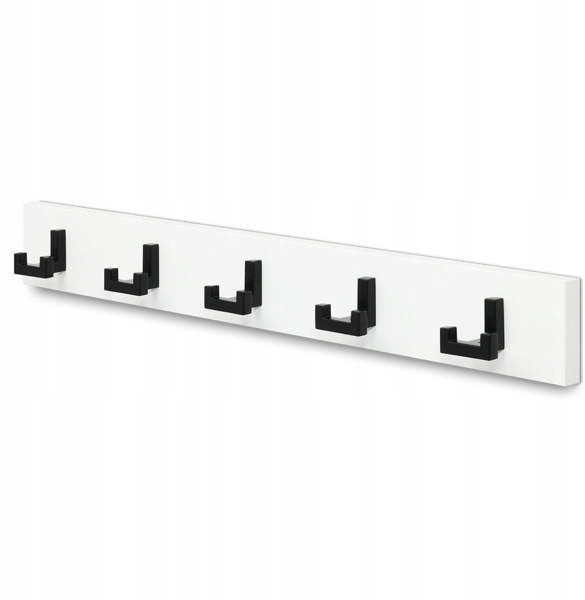 Moderne Wandkapstok met 5 Haken - Voorhal & Meer